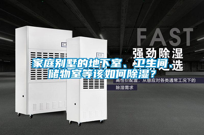 家庭別墅的地下室、衛生間、儲物室等該如何除濕？