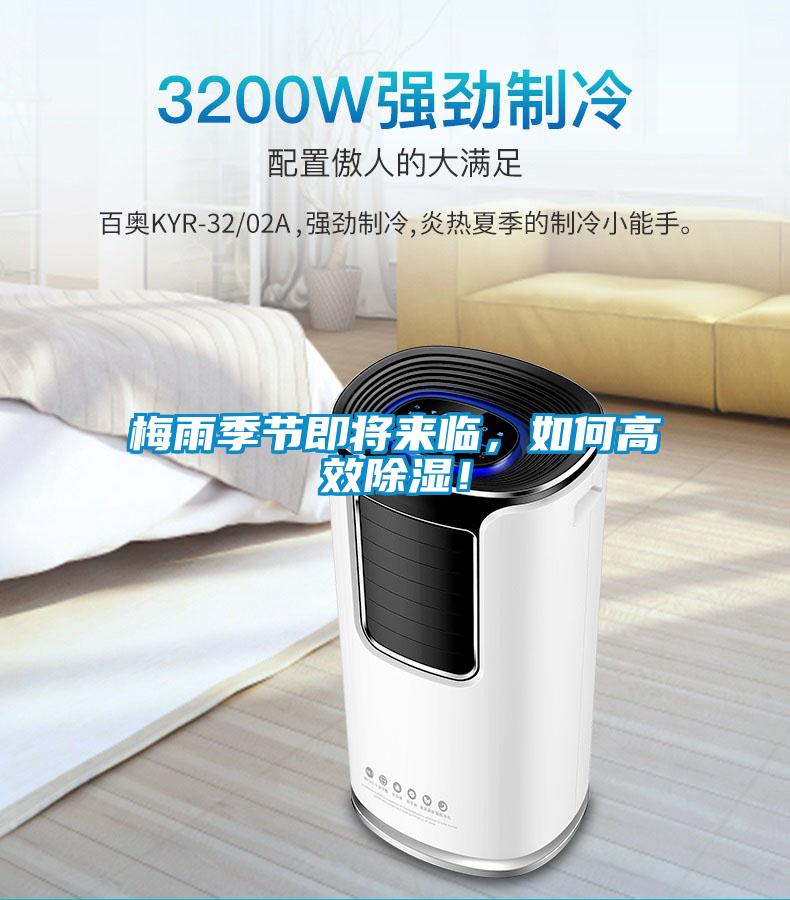 梅雨季節即將來臨，如何高效除濕！