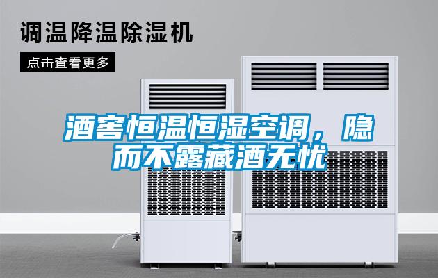 酒窖恒溫恒濕空調，隱而不露藏酒無憂