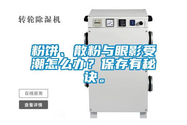 粉餅、散粉與眼影受潮怎么辦？保存有秘訣。