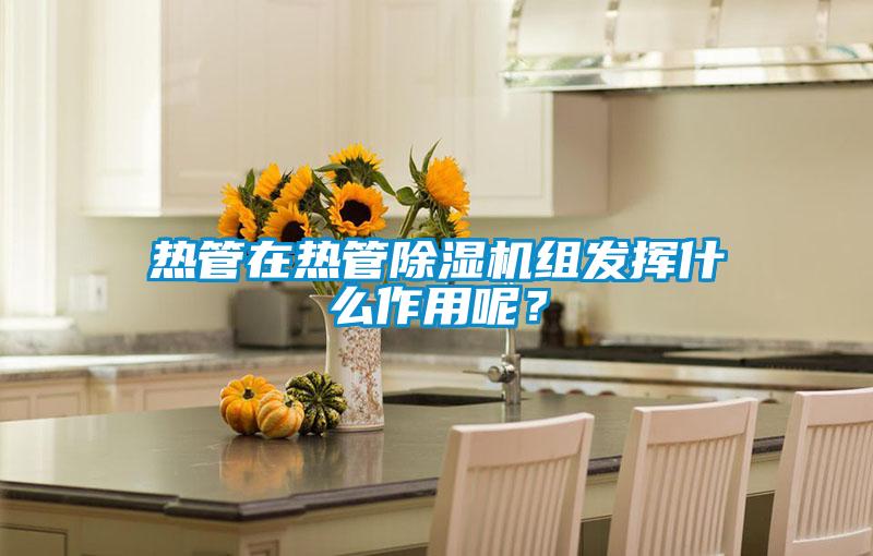 熱管在熱管除濕機組發(fā)揮什么作用呢？