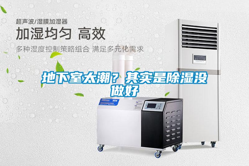 地下室太潮？其實(shí)是除濕沒(méi)做好