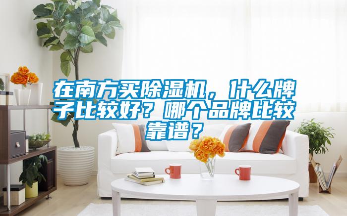 在南方買除濕機，什么牌子比較好？哪個品牌比較靠譜？