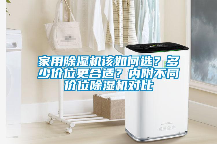 家用除濕機該如何選？多少價位更合適？內附不同價位除濕機對比