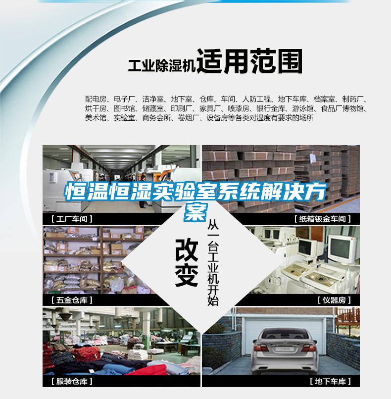 恒溫恒濕實驗室系統解決方案