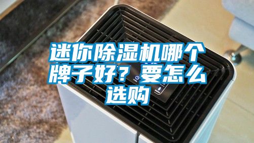 迷你除濕機哪個牌子好？要怎么選購