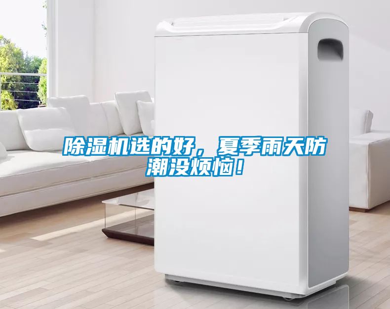 除濕機選的好，夏季雨天防潮沒煩惱！