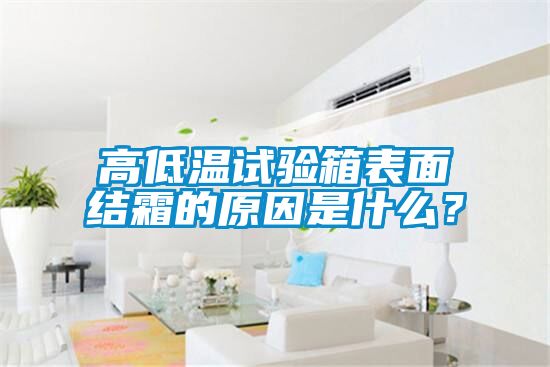 高低溫試驗箱表面結霜的原因是什么？